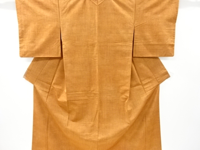 JAPANESE KIMONO / VINTAGE KIMONO / TSUMUGI / WOVEN STRIPE